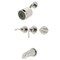 Kingston Brass KBX8136SVL Three-Handle Tub and Shower Faucet, Polished Nickel KBX8136SVL - alternate 1